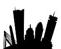 boston cartoon silhouette